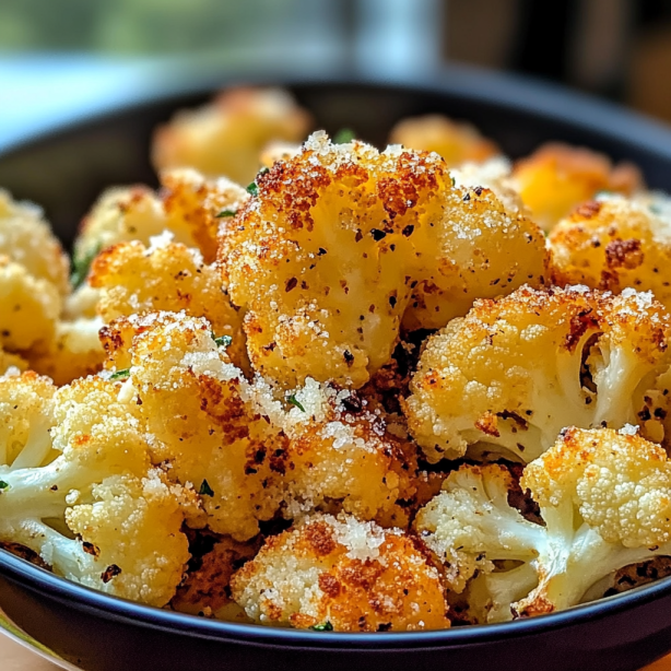 Crispy Parmesan Roasted Cauliflower – Recipe Whisper