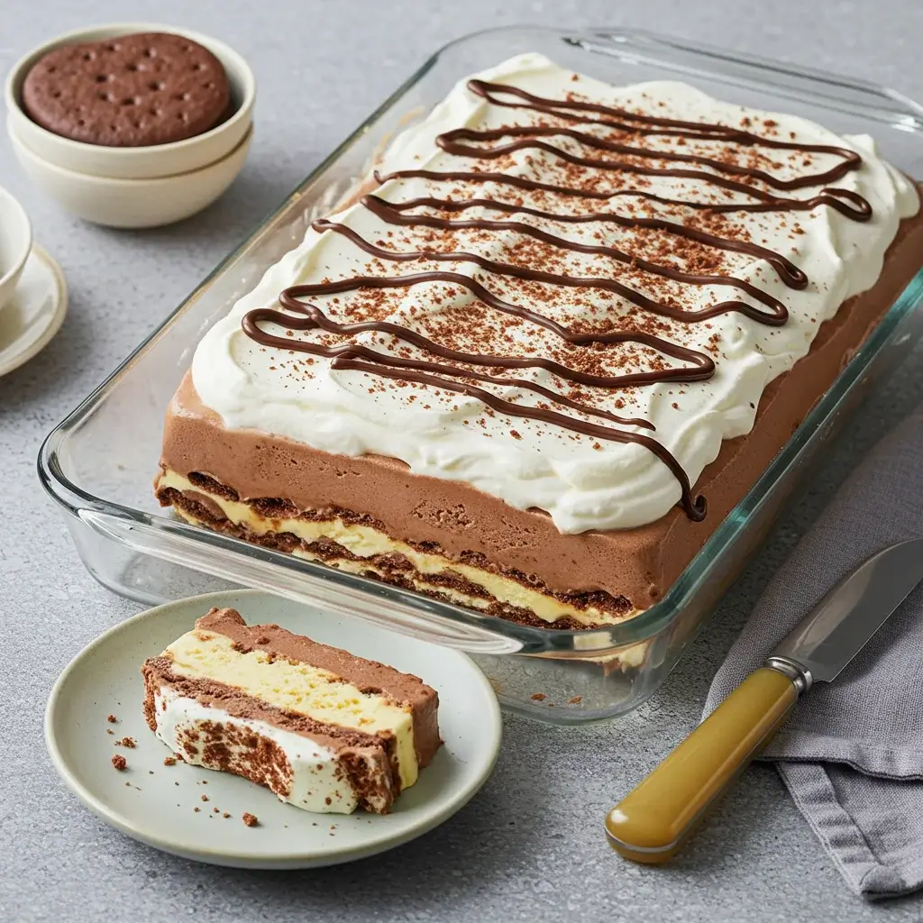 Delicious Milo Ice Cream Choc Ripple Cake Recipe – Recipe Whisper